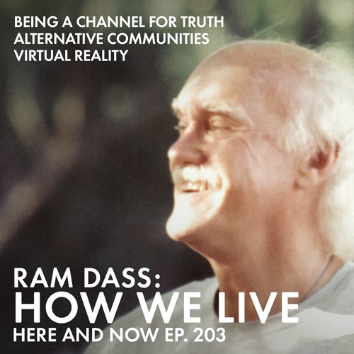 Sending out good vibes on the radio waves once again, Ram Dass takes calls from a live radio audience and answers questions about how he keeps his head straight, the dharmic potential of virtual reality and telecommunications, and more!