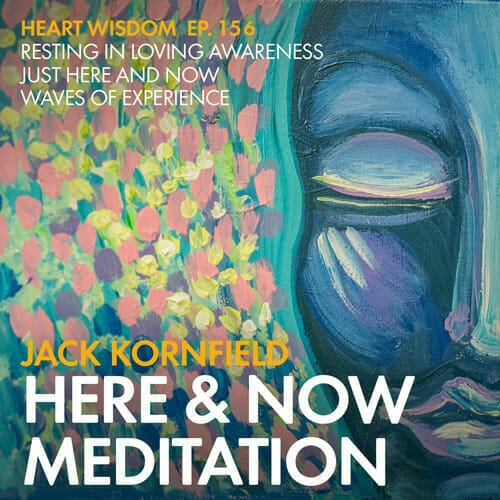 Jack Kornfield guides a “Here and Now” meditation focusing on connecting to the present moment, and receiving the breath and waves of experience with loving awareness.